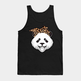 Whisker Wonderland Trendy Tee Showcasing the Adorableness of Pandas Tank Top